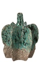 Vase Naga Ceramic Azur/Brown Large