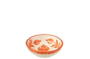 Bowl Granada Low Ceramic White/Orange