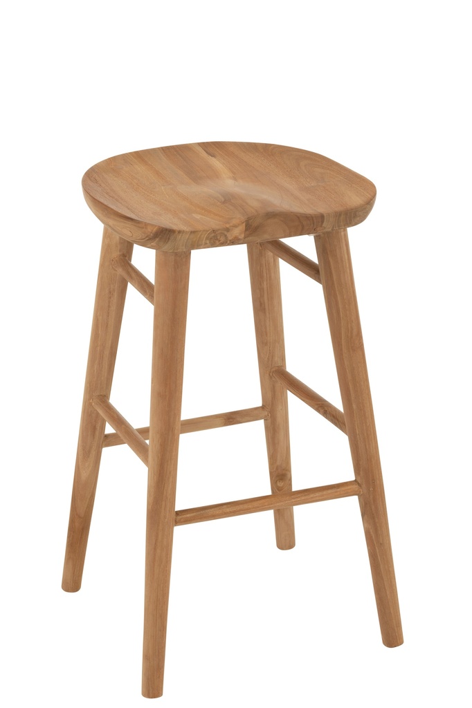 Bar Chair Mika Teak Natural