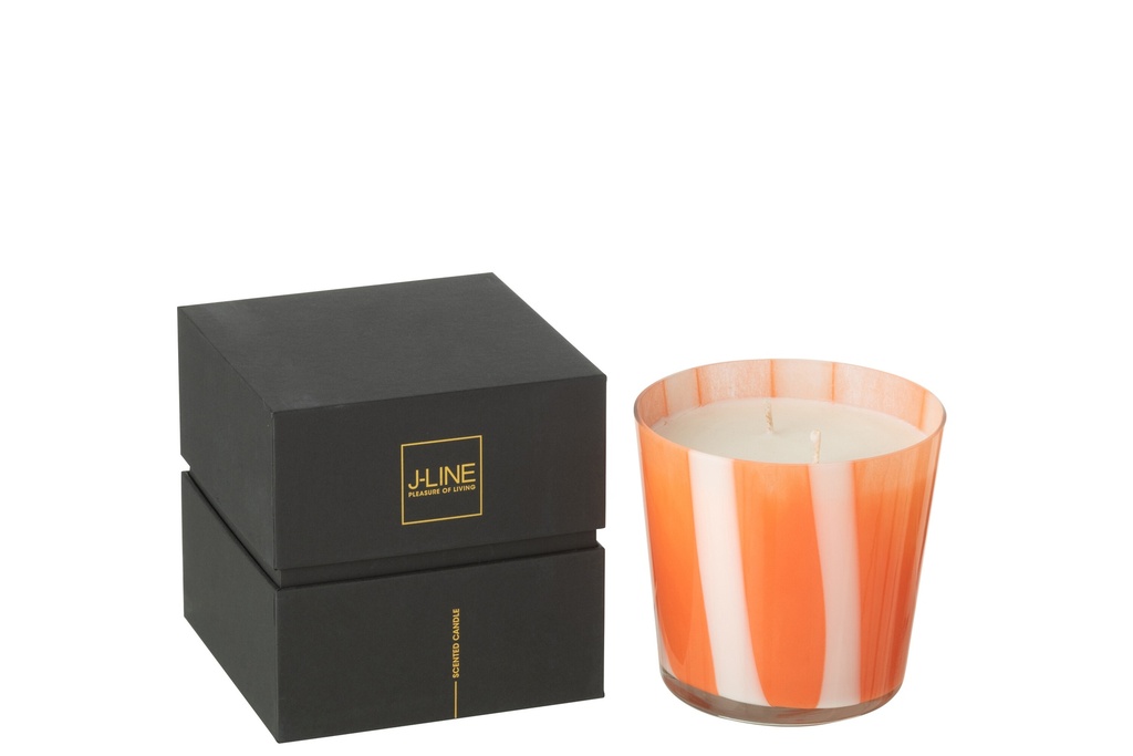Scented Candle Noa Lines Orange