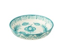 Bowl Granada Low Ceramic White/Aqua