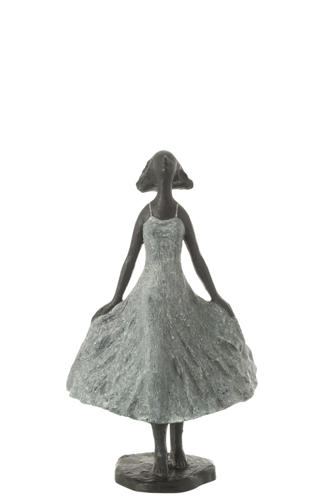 Girl Looking At Sky Resin