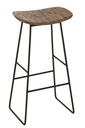 Tabouret Rectangulaire Recyclé Teck Naturel