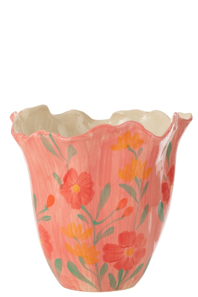 Vase Alegria Fleurs Large Argile