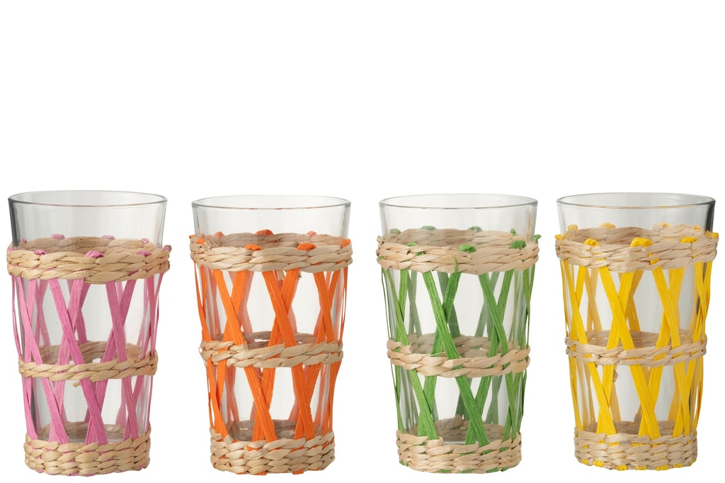 Drinking Glass Woven Glass Mix