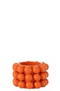Flowerpot Oranges Ceramic Orange Small