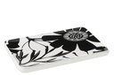 Plateau Rectangulaire Motif Floral Mangue