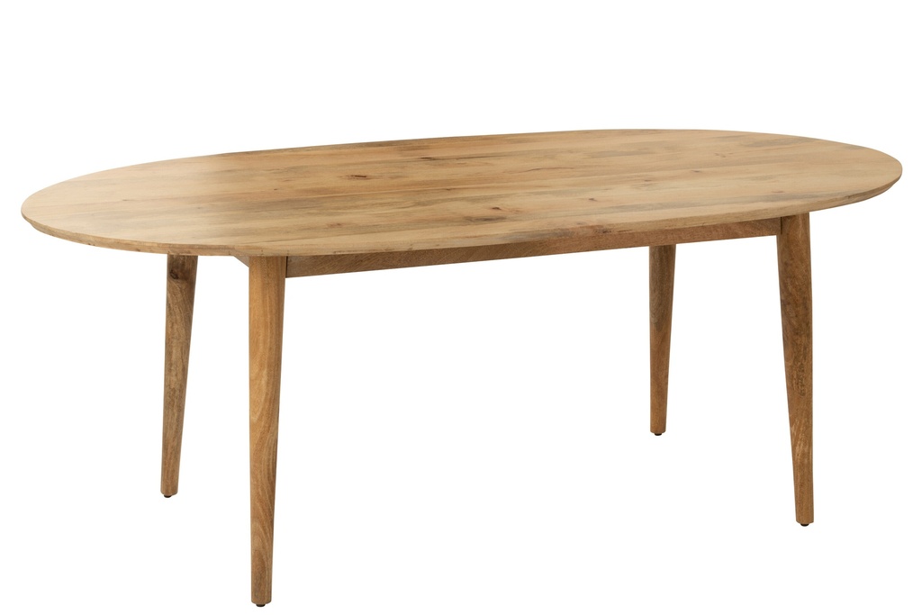 Table Camille en bois de manguier naturel