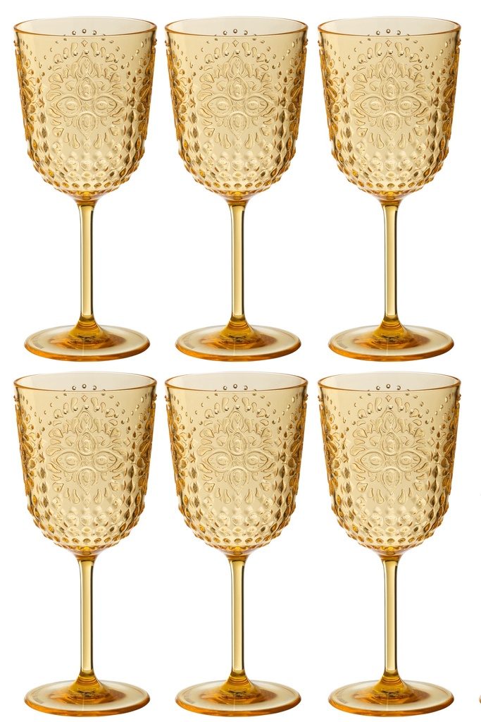 Coffret de 6 verres à vin