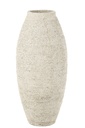 Vase Antique Cement White Large