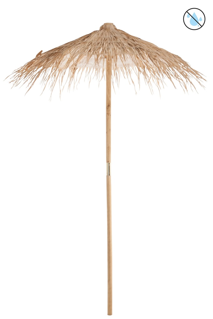 Parasol en paille naturelle petit