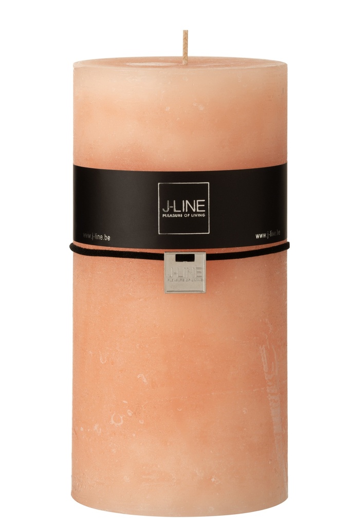 Bougie Cylindrique Pêche XXL 150H