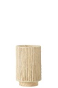 Table Lamp Led Cylindrical Metal/Cotton