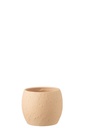 Flowerpot Enya Ceramic Beige Medium
