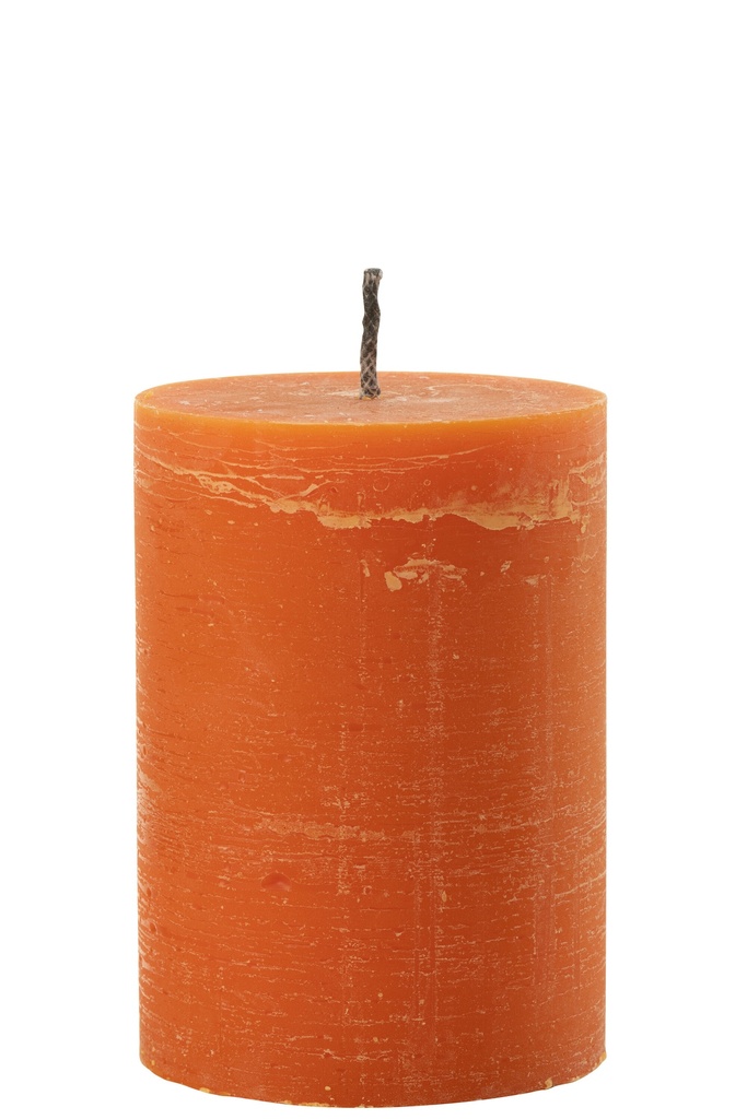 Outdoor Candle Pillar Paraffin Orange