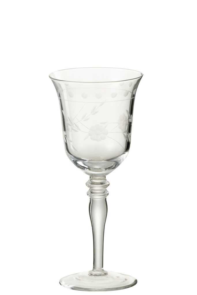 Wine Glass Rode Wine Engraved