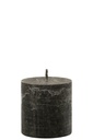 Bougie pilier d'extérieur Paraffine noire