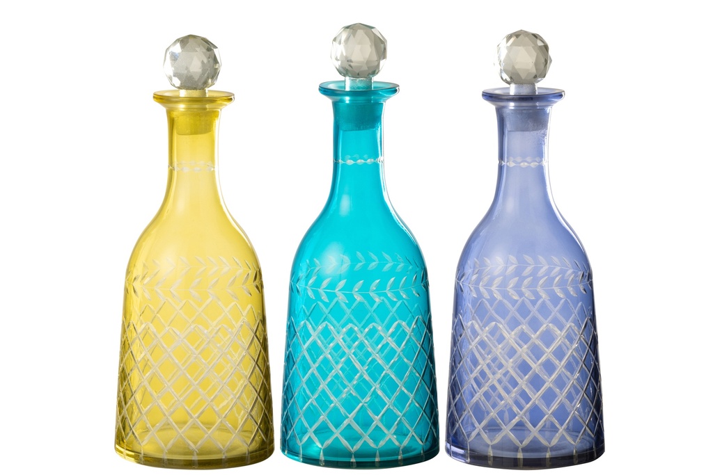 Decorative Bottles Tarifa Glass Mix