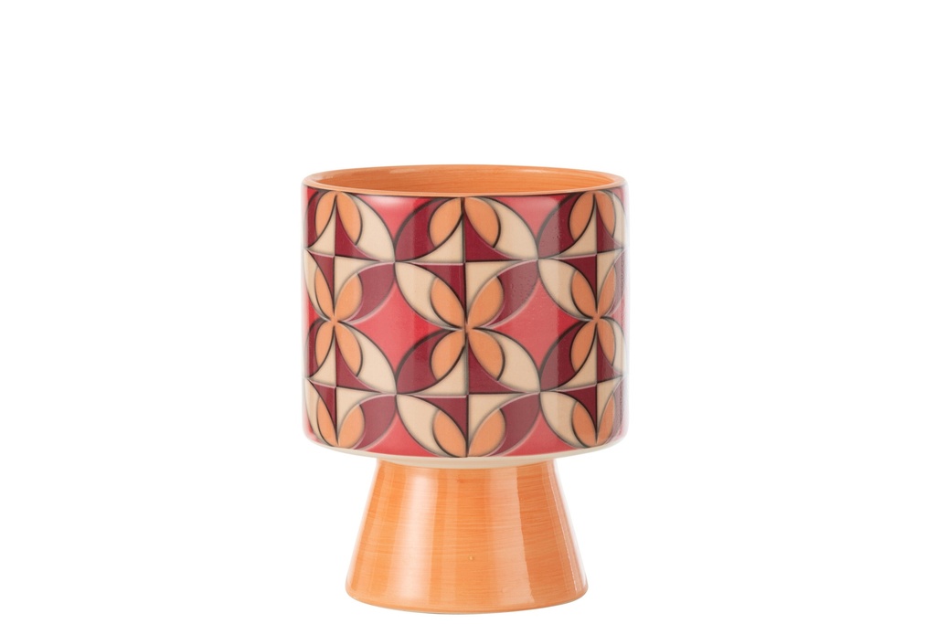 Flowerpot On Foot Trivial Ceramic