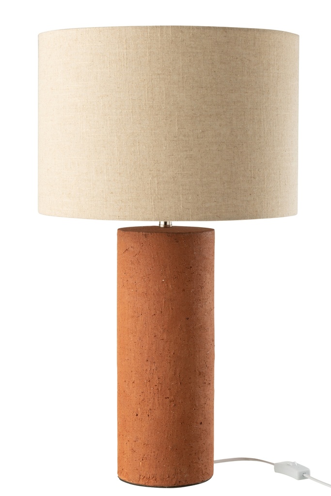 [53875] Lampe de table Isla Terracotta Rouille