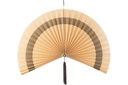 Wall Decoration Fan+Tassel Natural/Black Large