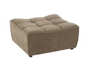 Ottoman Grid Poplar Wood/Foam Dark