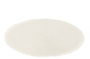 Set de table rond en papier blanc