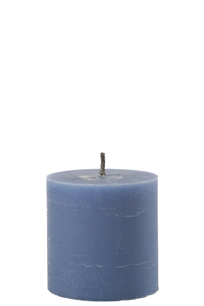 Outdoor Candle Pillar Paraffin Blue