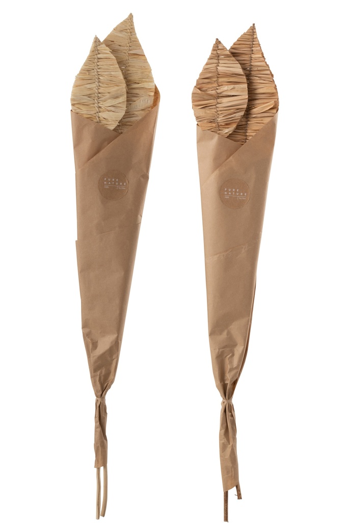 Maizy Leaves 2 Pieces Natural