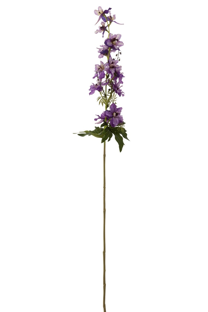 Fleur Delphinium Plastique Violet Foncé