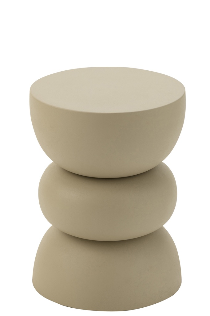 Table d'appoint Lise Fer Ivoire