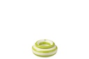 Ashtray Granada Stripes Ceramic White/Green