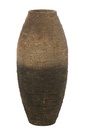 Vase Antique Cement Brown/Black Large