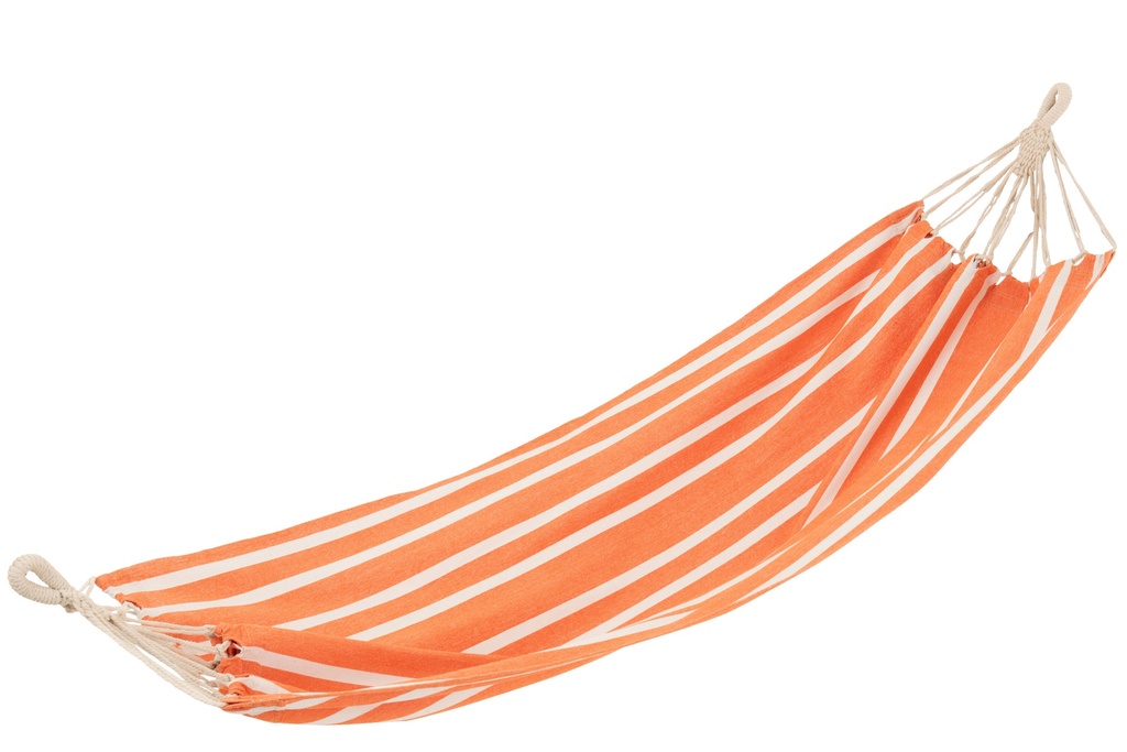 Hammock Stripes Cotton/Polyester Orange/White