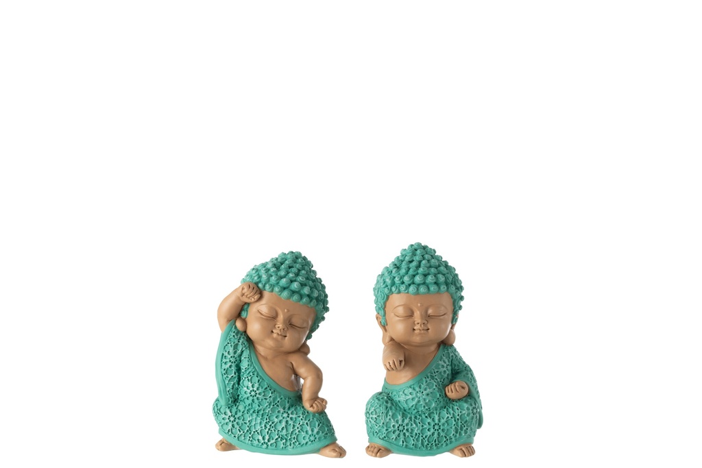 Monk Fight Resin Azure Assortment
