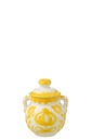 Jar Granada Ceramic White/Yellow