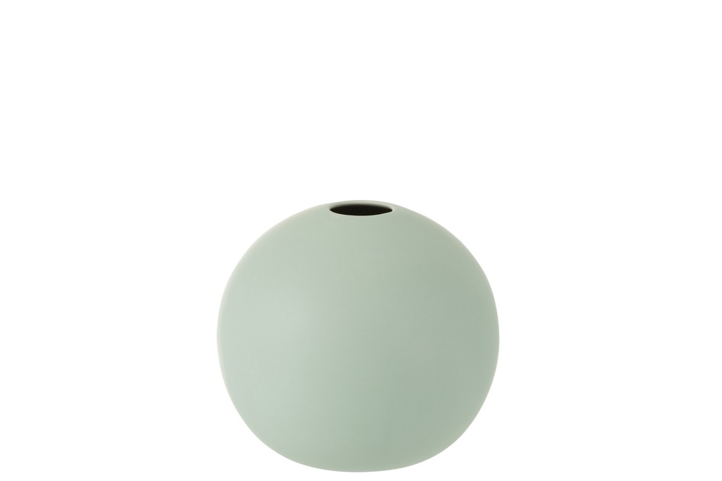 Vase Boule Céramique Vert Pastel