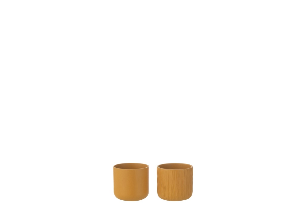 Flowerpot Gen Ceramic Ochre Extra