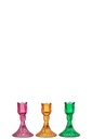 Bougeoir Tulipe en Verre Mixte
