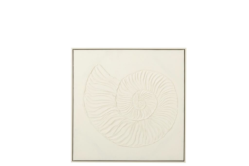 [52388] Painting Shell Acrylic/Canvas White