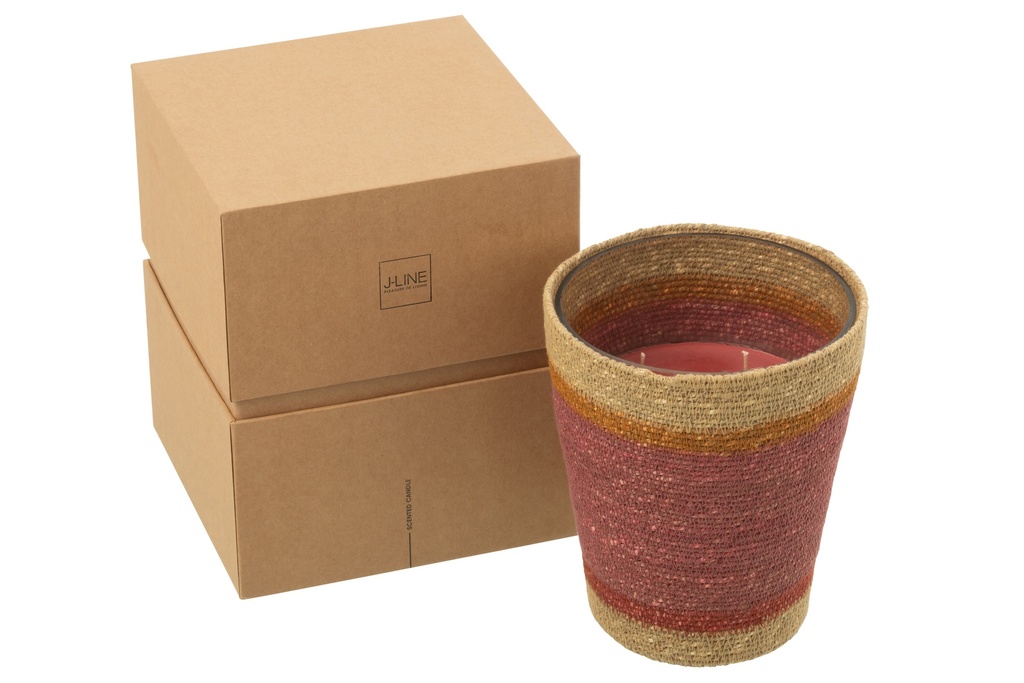 Bougie parfumée Panier Cire Bourgogne