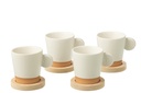 Coffret de 4 tasses à café