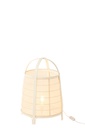 Lampe Rya Coton/Bambou Blanc Grande