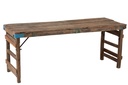 Console Aged Recycled Wood Brown