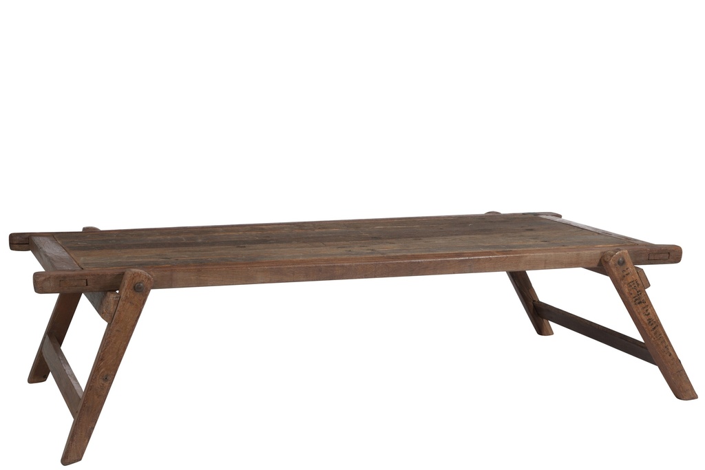 Table de lit Army en bois naturel