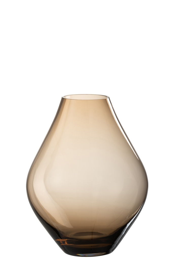 Vase Abby Glass Ambre Grand
