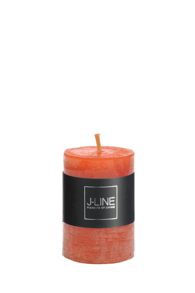 Bougie cylindrique orange S18H