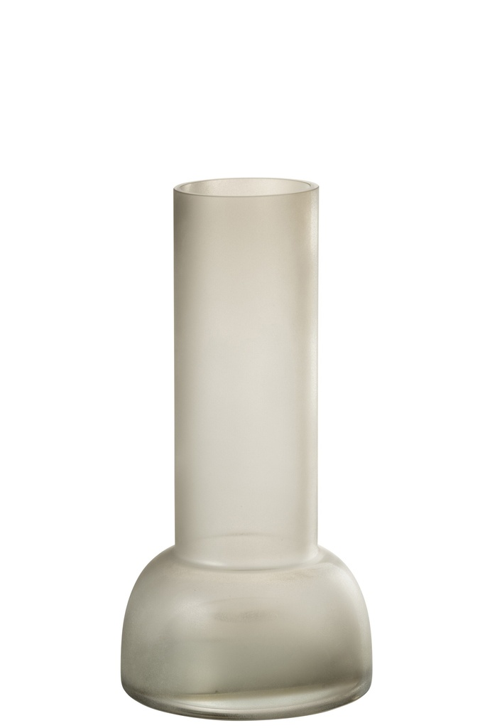 Vase/Bougeoir Yara Glass Greige Medium