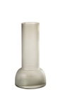 Vase/Bougeoir Yara Glass Greige Medium