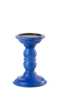 Candle Holder Dumbbel Mango Wood